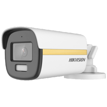 ColorVU - Camera AnalogHD 2MP, lentila 2.8mm, WL 40m, Microfon integrat - HIKVISION - DS-2CE12DF3T-FS-2.8mm