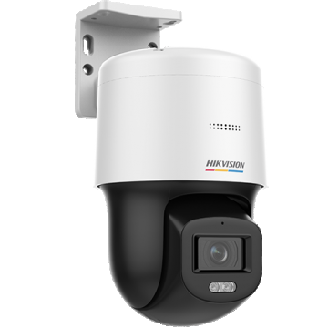 ColorVu - Camera miniPT, IP, 2MP, lentila 2.8mm, WL 30m, Audio, PoE, IP66 - HIKVISION - DS-2DE2C200SCG-E(F0)