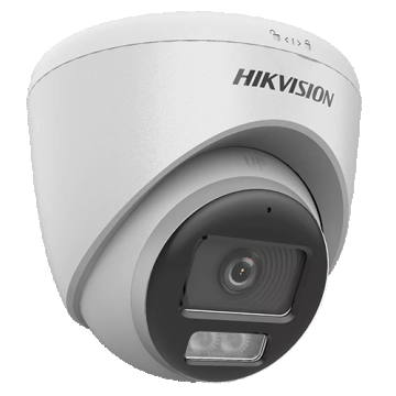 ColorVu, Dual Light - Camera analog 2MP, lentila 2.8mm, IR 40m, WL 40m, TVI/AHD/CVI/CVBS, Mic., IP67 - HIKVISION