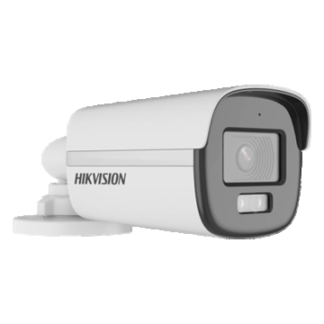 ColorVu, Dual Light -Camera analog 3K, lentila 2.8mm, IR 40m, WL 40m, TVI/AHD/CVI/CVBS, Mic., IP67 - HIKVISION