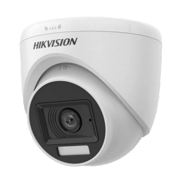 Dual Light - Camera analog 2MP, lentila 2.8mm, IR 20m, WL 20m, TVI/AHD/CVI/CVBS, Mic. - HIKVISION