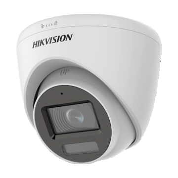 Dual Light - Camera analog 2MP, lentila 2.8mm, IR 40m, WL 20m, TVI/AHD/CVI/CVBS, Mic. - HIKVISION