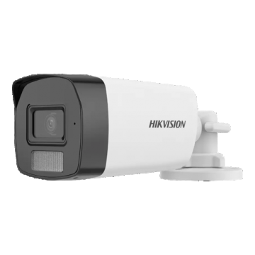 Dual Light - Camera analog 2MP, lentila 2.8mm, IR 40m, WL 40m, TVI/AHD/CVI/CVBS, Mic. - HIKVISION