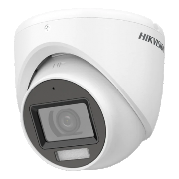 Dual Light - Camera analog 3K, lentila 2.8mm, IR 30m, WL 20m, TVI/AHD/CVI/CVBS, Mic. - HIKVISION