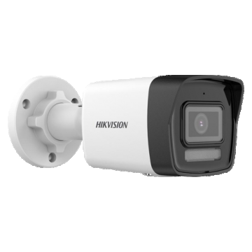 Dual Light - Camera IP, 8MP, lentila 2.8mm, IR 30m, WL 30m, Mic, PoE - HIKVISION