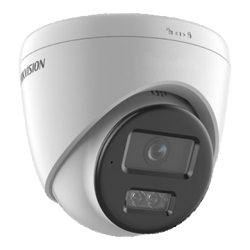 Dual Light - Camera IP, 8MP, lentila 2.8mm, IR 30m, WL 30m, Mic, PoE - HIKVISION