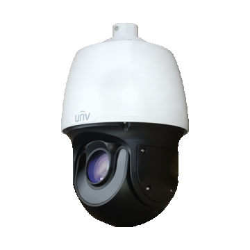 LightHunter - Camera IP, PTZ, 8MP, lentila 6.0~150.0mm, X25, AutoTracking, IR 200m, Audio, Alarma, PoE, IP66 - UNV