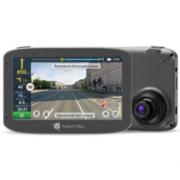 NAVITEL Camera Auto DVR cu Navigatie GPS NAVITEL RE 5 DUAL, Filmare FullHD, 140°, Night Vision, ecran de 5-inch TFT, Touch screen, FM-transmitter