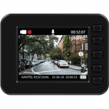 NAVITEL Camera video auto Navitel R250, Black + HD Rear Camera