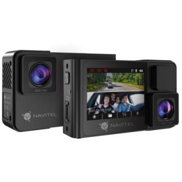 NAVITEL Camera Video Auto Navitel RS2 DUO, FHD, Night Vision, 136°, Microfon, G-Sensor, Auto-Start, WDR, Negru