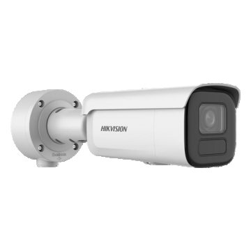 AcuSense, DarkFighter - Camera IP, 4MP, lentila motorizata 2.8-12mm VF, IR 60m, Alarma, PoE - HIKVISION
