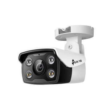Camera de supraveghere exterior IP Full Color TP-Link VIGI C340(2.8mm), 4 MP, 2.8 mm, IR/Lumina alba 30 m, PoE, microfon