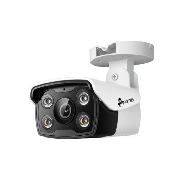 Camera de supraveghere exterior IP Full Color TP-Link VIGI C340(6mm), 4 MP, 6 mm, IR/Lumina alba 30 m, PoE, microfon