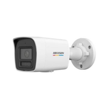 Camera de supraveghere exterior IP Hikvision ColorVU DS-2CD1027G2H-LIU, 2 MP, 2.8 mm, IR/lumina alba 30 m, slot card, PoE