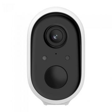 Camera de supraveghere iHunt Smart Cloud Battery Camera 9 PRO, 1080p, F2.2, Detectare miscare, WiFi (Alb)