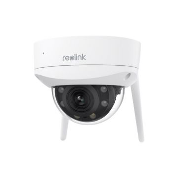 Camera supraveghere Dome wireless Wi-Fi 6 Reolink FullColor RLC-843WA, 4K, Lumina alba / IR 30m, 2.7-13.5 mm, microfon si difuzor, slot card, vizualizare de pe telefon