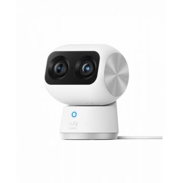 Camera supraveghere eufy Security S350 Interior, Dual Camera, Pan & Tilt, rezolutie 4K UHD, 8 Zoom, 360° PTZ, AI, Dual-Band Wi-Fi