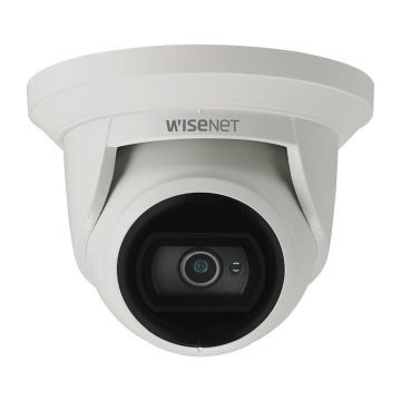 Camera supraveghere exterior IP Dome Hanwha ANE-L6012R, 2 MP, 3 mm, IR 20 m, slot card, PoE