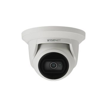 Camera supraveghere exterior IP Dome Hanwha ANE-L7012R, 4 MP, 3 mm, IR 20 m, slot card, PoE