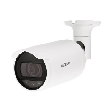 Camera supraveghere exterior IP Hanwha ANO-L6012R, 2 MP, 2.8 mm, IR 30 m, slot card, PoE, detectare miscare