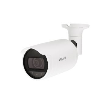 Camera supraveghere exterior IP Hanwha ANO-L7022R, 4 MP, 4 mm, IR 25 m, slot card, PoE