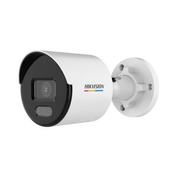 Camera supraveghere exterior IP HikVision ColorVu DS-2CD1027G2-L(2.8MM), 2 MP, 2.8 mm, lumina calda 30 m, PoE