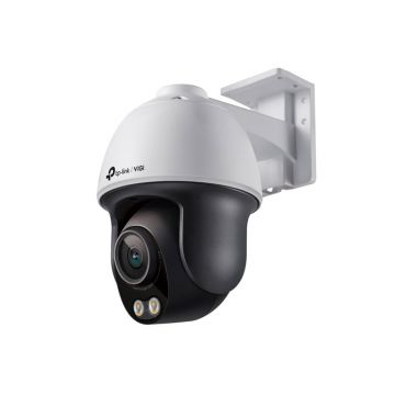 Camera supraveghere exterior IP Speed Dome Color-Pro PTZ TP-Link VIGI C540S(4MM), 4 MP, 4 mm, microfon si difuzor, lumina calda 30 m, slot card, PoE