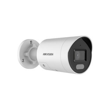 Camera supraveghere IP exterior Hikvision ColorVu Smart Hybrid Light DS-2CD2047G2H-LIU/SL(EF), 4 MP, 2.8 mm, IR/lumina alba 40 m, slot card, microfon si difuzor, PoE