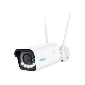 Camera supraveghere wireless WiFi 6 Reolink Full Color RLC-811WA, 4K, 2.7 - 13.5 mm, IR/lumina alba 30 m, microfon si difuzor, slot card, vizualizare de pe telefon