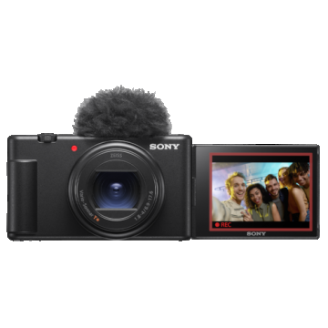 Camera Vlogging Sony ZV-1 II, 4K, Obiectiv 18-50mm, Negru