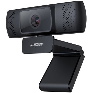 Camera web AF640, Full HD, 1080p, 30FPS, Microfon incorporat, USB 2.0, Negru