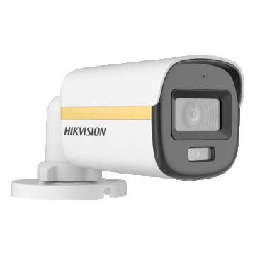 ColorVu, Dual Light - Camera analog 2MP, lentila 2.8mm, IR 20m, WL 20m, TVI/AHD/CVI/CVBS, Mic. - HIKVISION