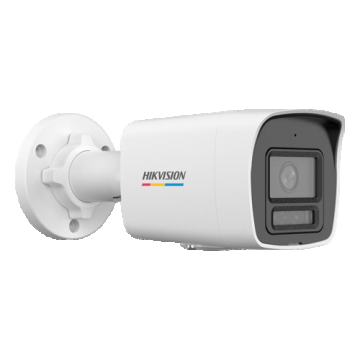 ColorVu, Dual Light - Camera IP, 2MP, lentila 2.8mm, IR 30m, WL 30m, Mic, PoE - HIKVISION