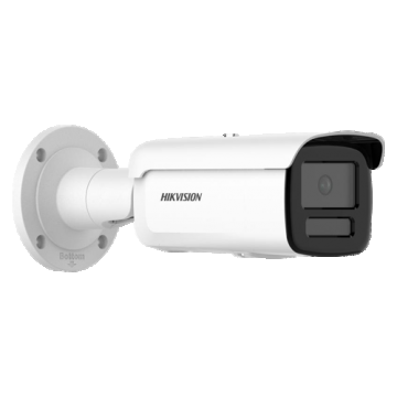 Deep Learning, ColorVu, Dual Light - Camera IP, 8MP, lentila 2.8mm, IR 60m, WL 60m, PoE - HIKVISION