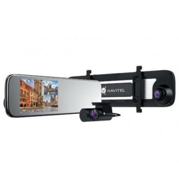 NAVITEL Camera Auto DVR Navitel MR450 GPS cu night vision, FullHD, fixare pe oglinda retovizoare, ecran 5.5, vizibilitate 160 grade camera fata si100 grade camera spate, G-sensor, auto-start