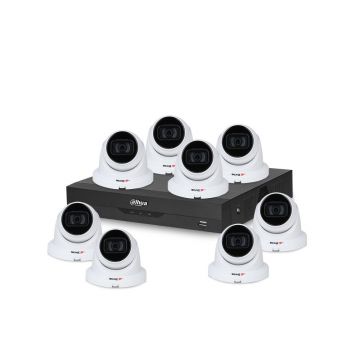 Sistem supraveghere interior basic Acvil B8INTIR30-2MP-M, 8 camere, 2MP, IR 30m, 2.8 mm, microfon