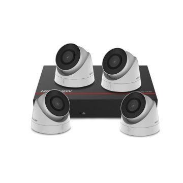 Sistem supraveghere IP interior basic Hikvision 4INTIR30-4MP-1TB, 4 camere, 4 MP, IR 30 m, 2.8 mm, PoE, SSD 1 TB