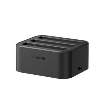 Statie de incarcare Insta360 X3 Fast Charge Hub CINSAAQ/A pentru 3 baterii Statie de incarcare Insta360 X3 Fast Charge Hub CINSAAQ/A pentru 3 baterii