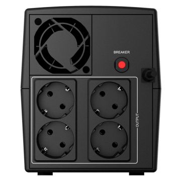 UPS 1500VA 900W 4 Prize Schuko cu protectie Repornire automata Regulator automat de tensiune Njoy Keen 1500 - UPLI-LI150KE-CG01B UPS 1500VA 900W 4 Prize Schuko cu protectie Repornire automata Regulator automat de tensiune Njoy Keen 1500 - UPLI-LI150KE-CG01B