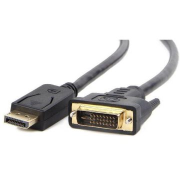 Cablu video Gembird DisplayPort Male - DVI-D Male, 3m, negru