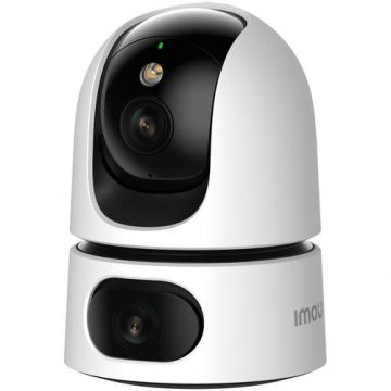 Camera de supraveghere IMOU IPC-S2XP-10M0WED Ranger Dual IP Wi-Fi Full-Color, 5+5MP, 2880x1620, 3.6mm, IR 15m, microfon si difuzor (Alb)