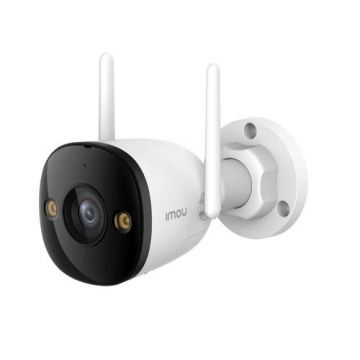 Camera de supraveghere IMOU IPC-S3EP-3M0WE Bullet 3, 3.6mm, 3MP, Iluminare duala 30m, Alarma acustica si vizuala, MicroSD, PoE, IP67 (Alb)