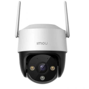 Camera de supraveghere IMOU IPC-S41FEP, IP Cruiser SE+, Wireless, 4MP, 3.6mm, Iluminare duala 30m, Bidirectionala, MicroSD, IP66 (Alb)