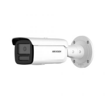 Camera supraveghere exterior Hikvision DS-2CD2T46G2H-4I(2.8MM) IP AcuSense DarkFighter, 4 MP, IR 80 m, PoE, slot card (Alb)