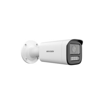 Camera supraveghere exterior IP Hikvision Dual Light DS-2CD1623G2-LIZU, 2MP, 2.8 - 12 mm, IR/lumina alba 50 m, microfon, slot card, PoE