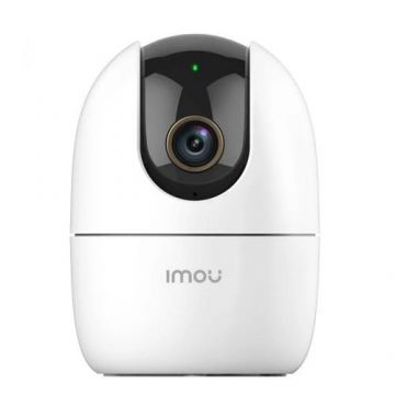 Camera supraveghere interior IMOU Ranger 2 IPC-A42P-L, wireless IP WiFi, 4 MP, IR 10 m, 3.6 mm, sirena incorporata, microfon, slot card (Alb)