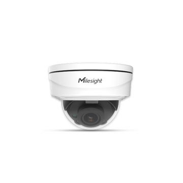 Camera supraveghere IP Dome Milesight MS-C8172-FPE, 8 MP, motorizata 2.7-13.5 mm, microfon, slot card, PoE