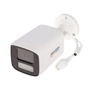 Camera supraveghere IP exterior cu iluminare duala Dahua ColorVu Hybrid Light DS-2CD1T67G2H-LIU, 6 MP, 4 mm, IR/lumina alba 50 m, PoE, microfon