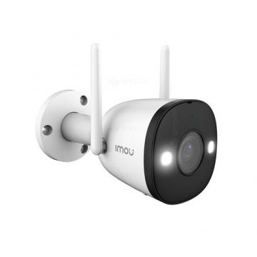 Camera supraveghere wireless IP WiFi Full Color Imou IPC-F22FEP, 2 MP, lumina alba 30 m, 2.8 mm, microfon, sirena, slot card (Alb)