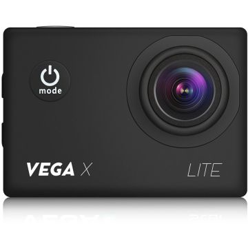 Camera Video Sport Vega X Lite WiFi DVR Webcam Display LCD 2inch 16Mpx 120 Grade MicroSD Functie WDR Si Time Lapse Incarcare USB-C Negru